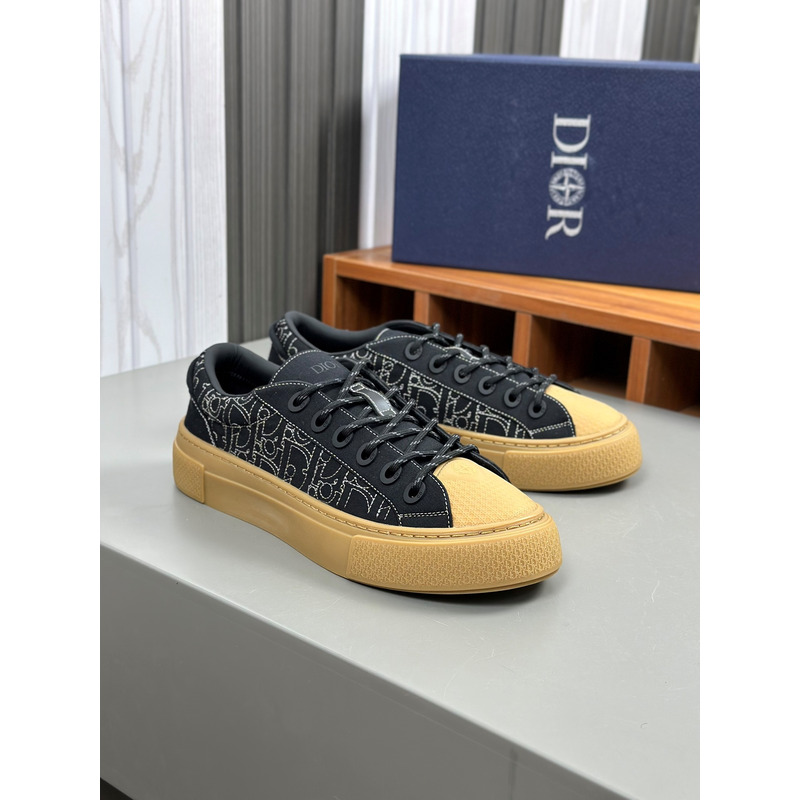 D*or and stone island b33 sneaker black  and brown