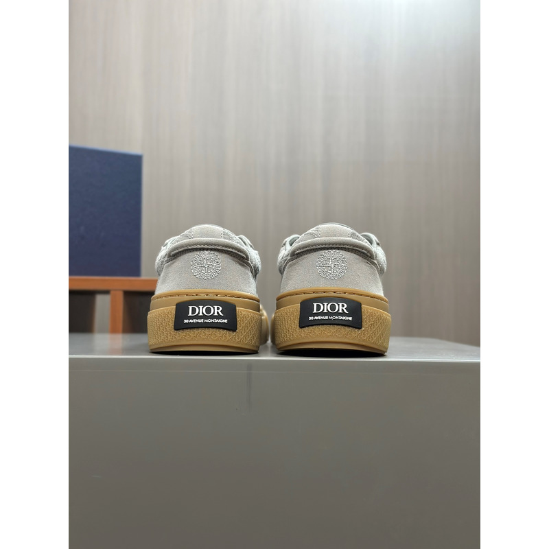 D*or and stone island b33 sneaker sliver and brown