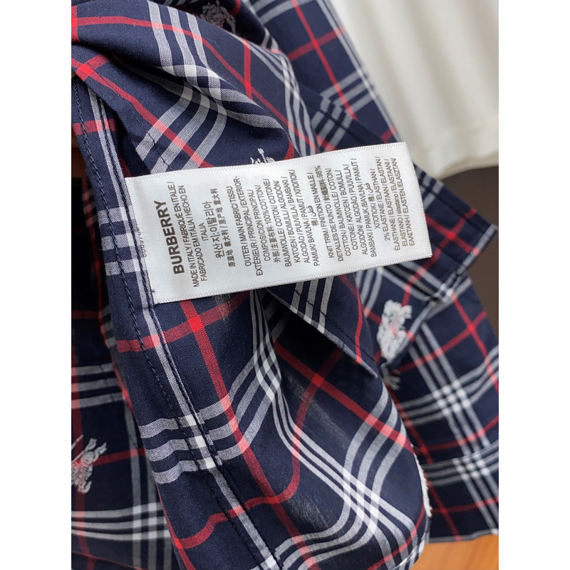 B**rry long sleeves shirt navy blue