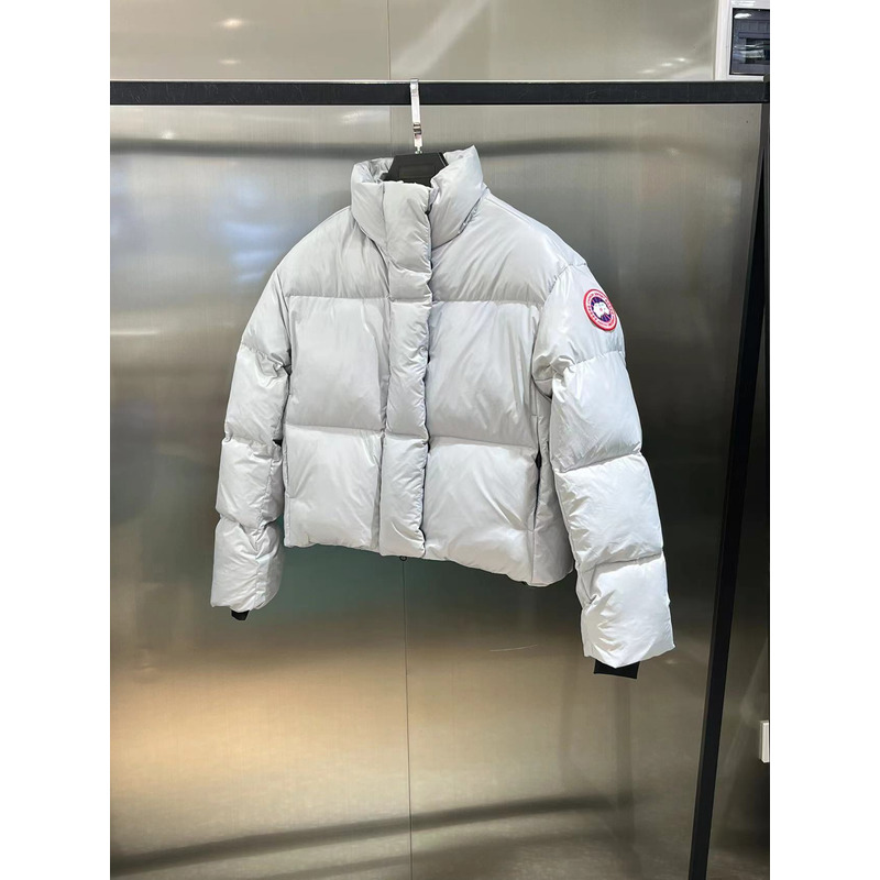 CanadaGoose Cypress Cropped Puffer White