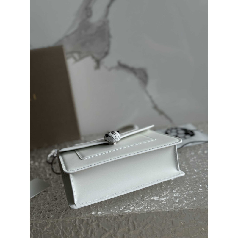 B*l*ai serpenti forever mini top handle bag white