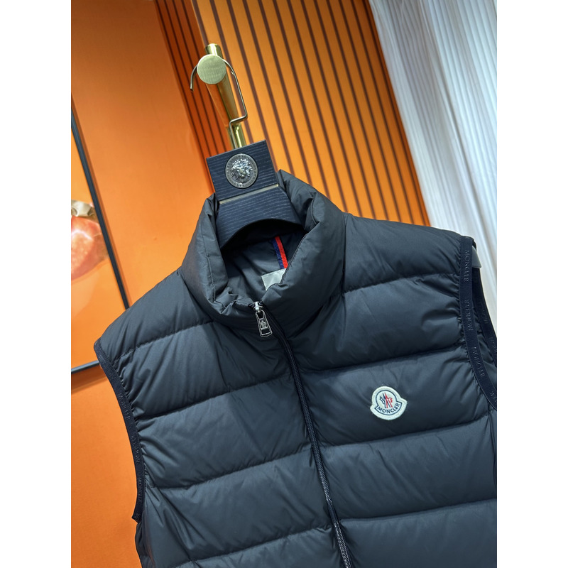 Moncler Contrin Down Vest In Black