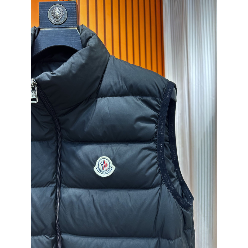 Moncler Contrin Down Vest In Black