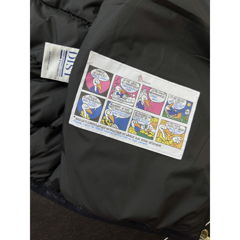 Moncler Contrin Down Vest In Black