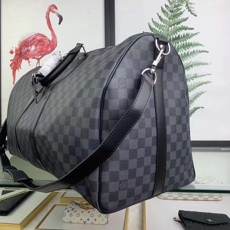 l**is V*t*n keepall bandouliere damier graphite 55