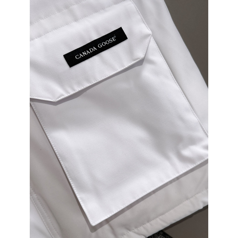 CanadaGoose Youth PBI Expedition Parka White