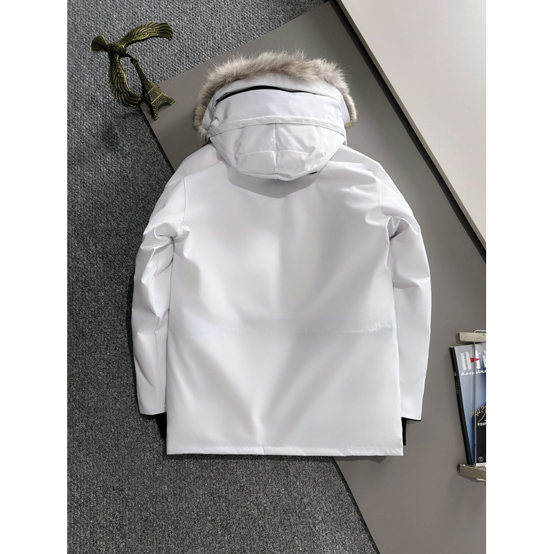 CanadaGoose Youth PBI Expedition Parka White