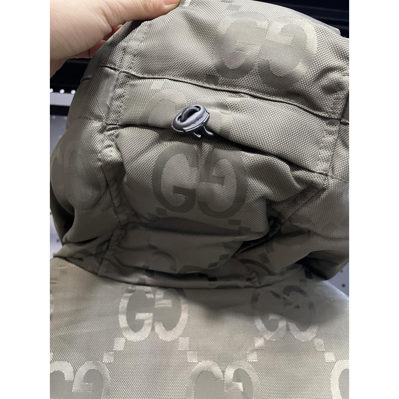 G*u*i jumbo canvas down jacket green