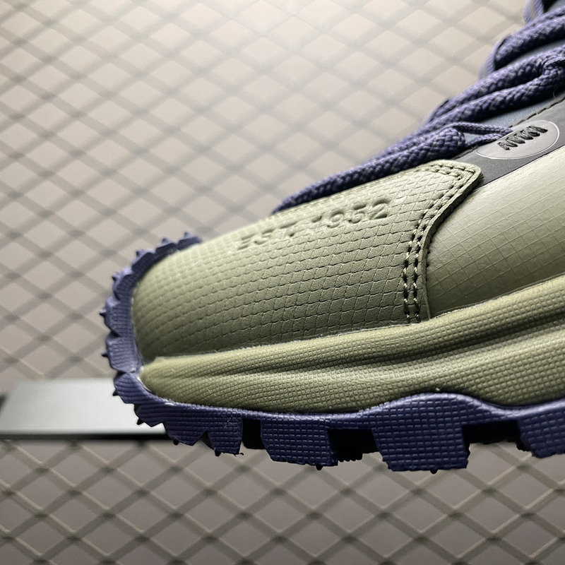 Moncler Trailgrip Lite2 Logo Print Ripstop And Rubber Sneakers Dark Blue