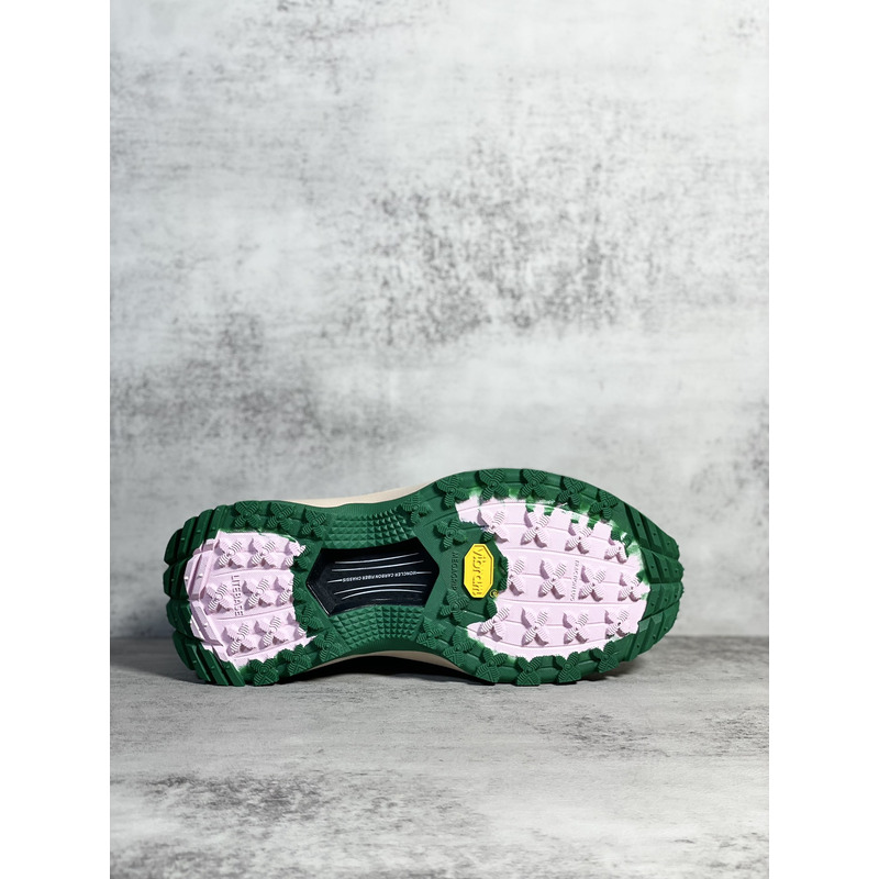 Moncler Trailgrip Lite2 Logo Print Ripstop And Rubber Sneakers Green