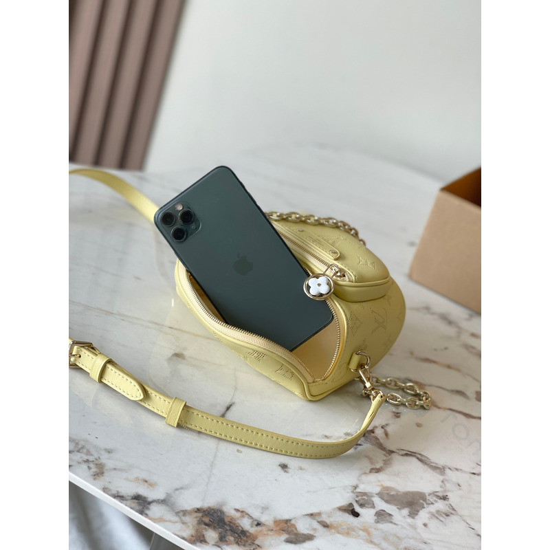 l**is V*t*n mini bumbag yellew