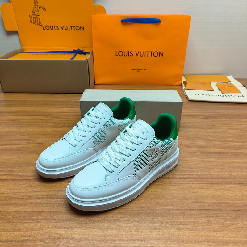 l**is V*t*n beverly hills sneaker white&green