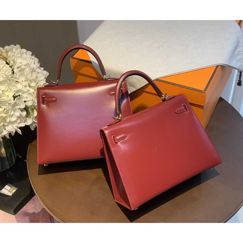 H**mes kelly 28 rouge h sellier sombrero gold hardware red