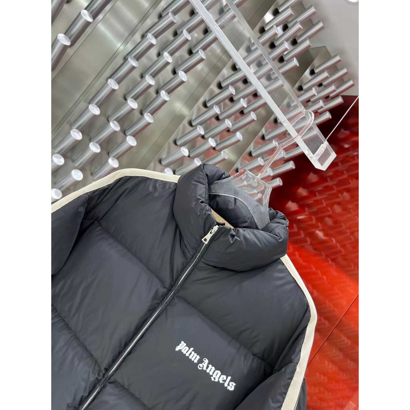 Moncler & Palm Angels Rodman Quilted Tech-Jersey Down Jacket Black
