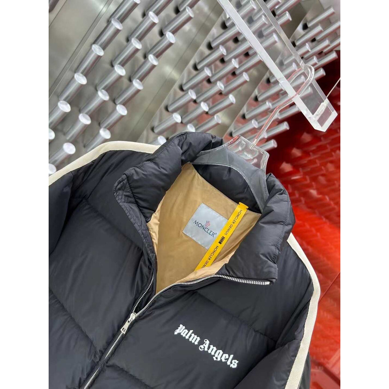 Moncler & Palm Angels Rodman Quilted Tech-Jersey Down Jacket Black