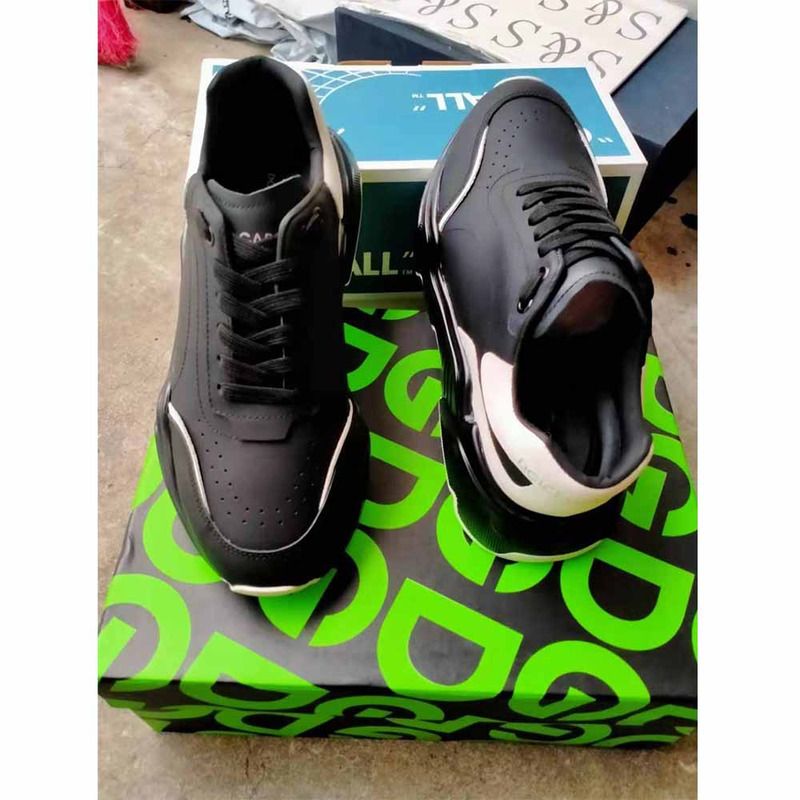 Dolce & Gabbana Nappa Leather Daymaster Sneaker Black