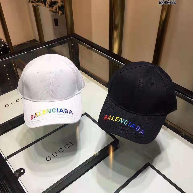 Ba*len*cia*ga logo embroidered baseball cap