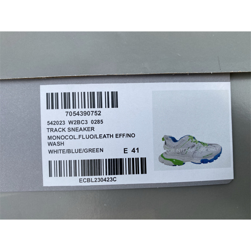 Ba*len*cia*ga 3.0 white blue green sneakers men women