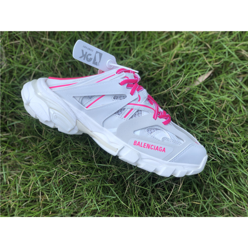 Ba*len*cia*ga 3.0 white powder slippers men women