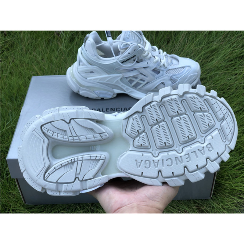 Ba*len*cia*ga 4.0 white gray sneakers men women