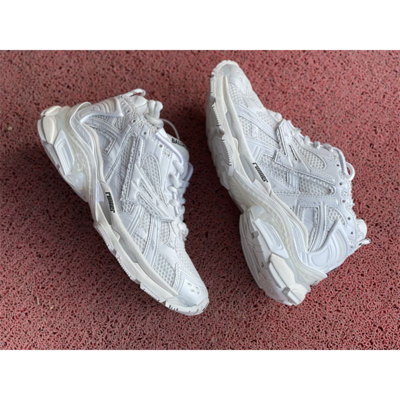 Ba*len*cia*ga tess s.gomma pure white w3ra9 9000 sneakers men women