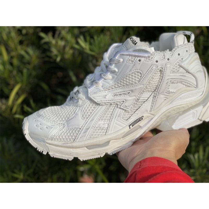 Ba*len*cia*ga tess s.gomma pure white w3ra9 9000 sneakers men women