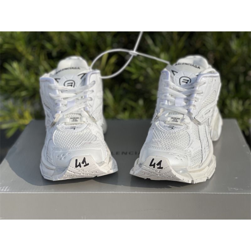 Ba*len*cia*ga tess s.gomma pure white w3ra9 9000 sneakers men women