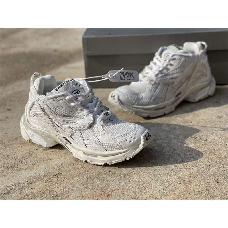 Ba*len*cia*ga tess s.gomma pure white w3ra9 9000 sneakers men women