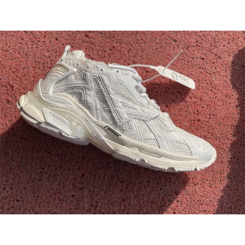 Ba*len*cia*ga tess s.gomma pure white w3ra9 9000 sneakers men women