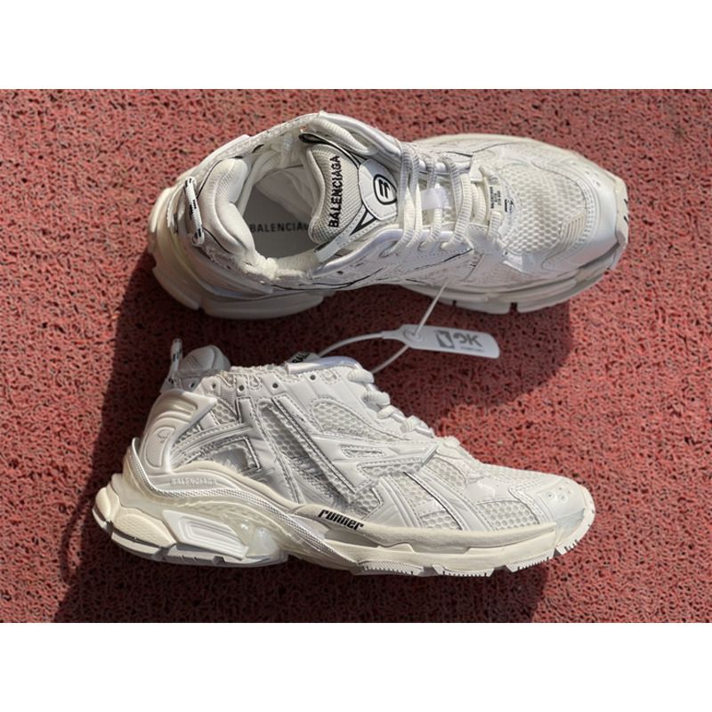 Ba*len*cia*ga tess s.gomma pure white w3ra9 9000 sneakers men women