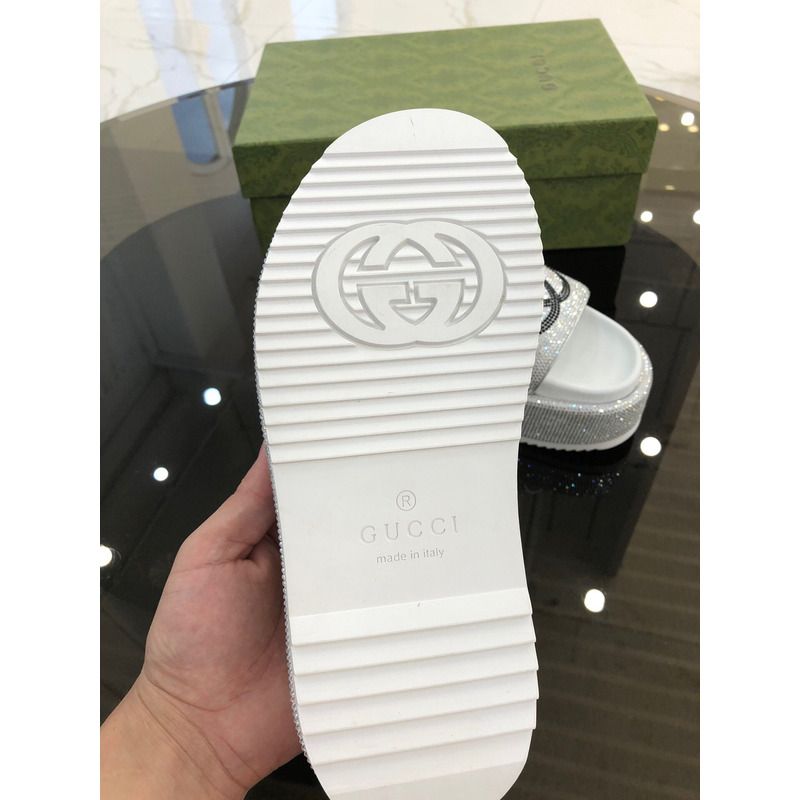 g*u*i double g Di*m*nd shinny platform white