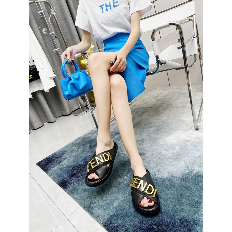 F**digraphy sandals black
