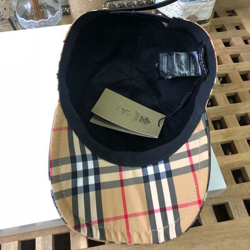 B**rry vintage check and icon stripe baseball cap