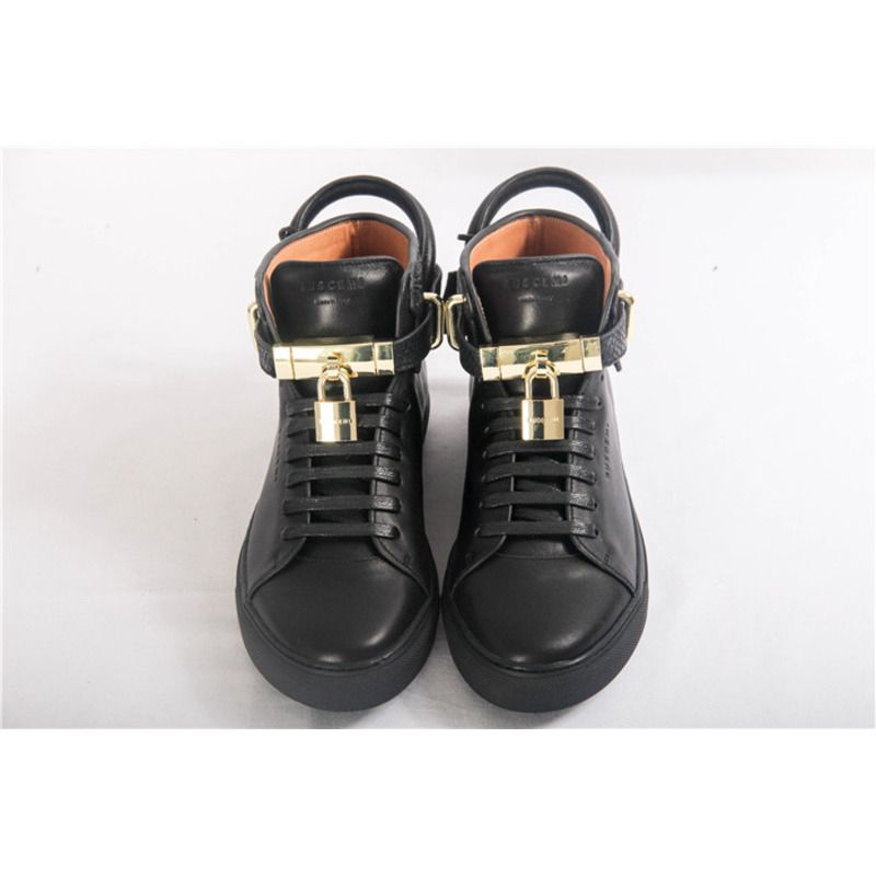 Buscemi High-top Top Python Leather Sneaker