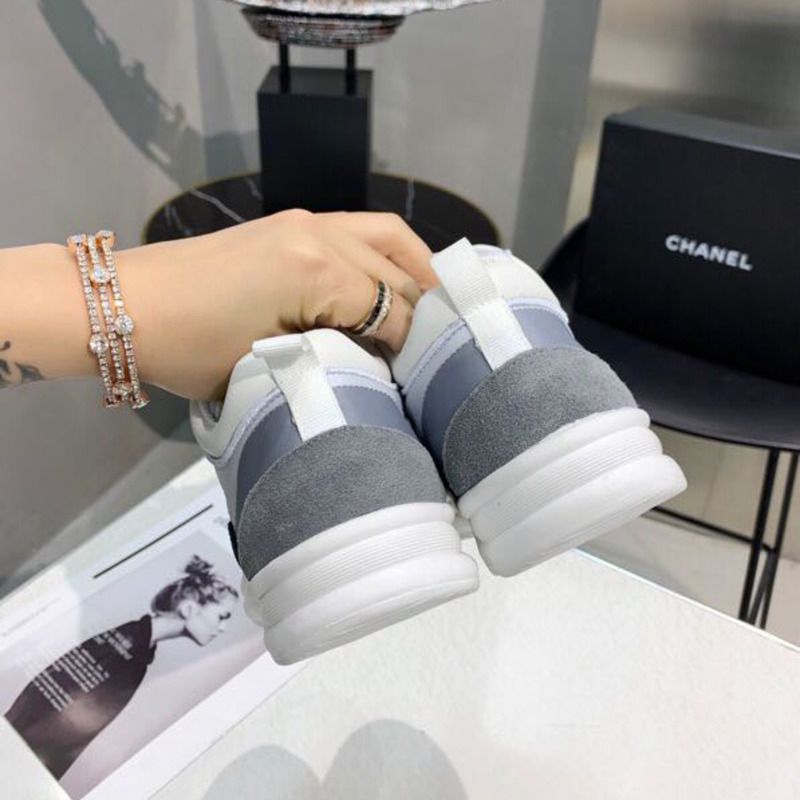 Ch*el low top trainer sneaker