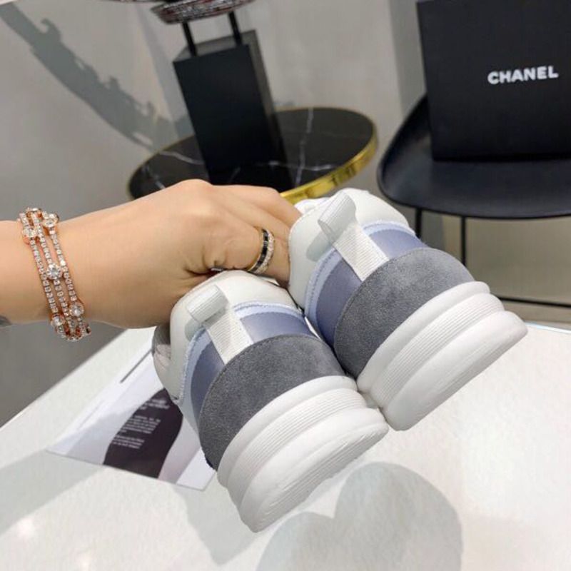 Ch*el low top trainer sneaker