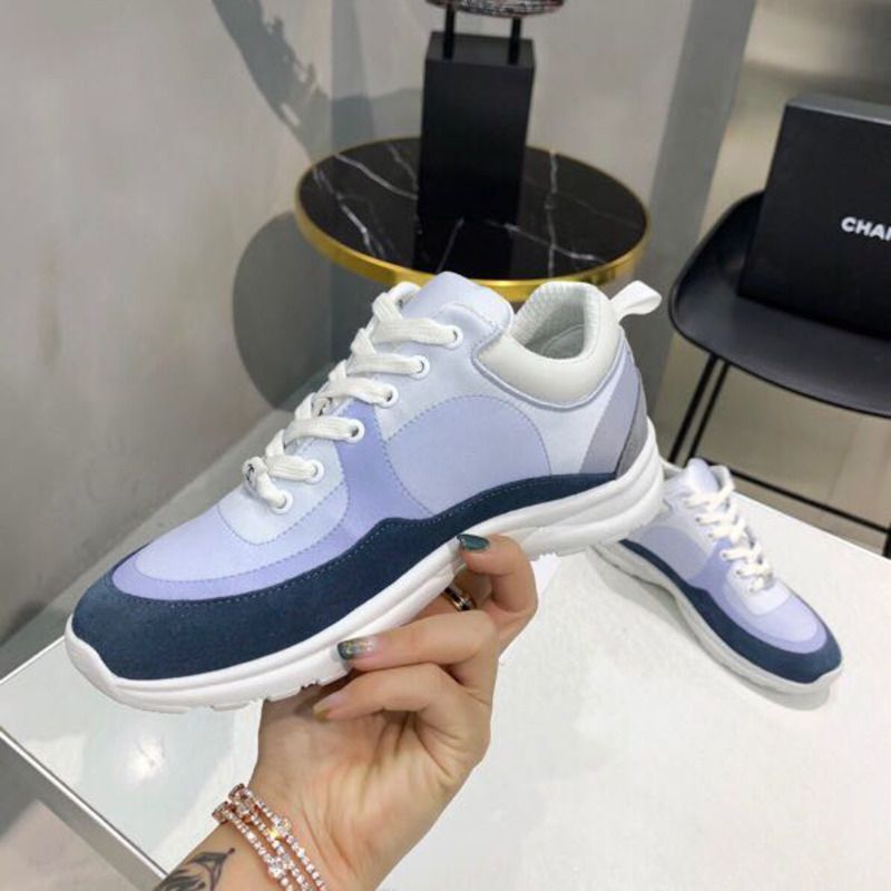 Ch*el low top trainer sneaker