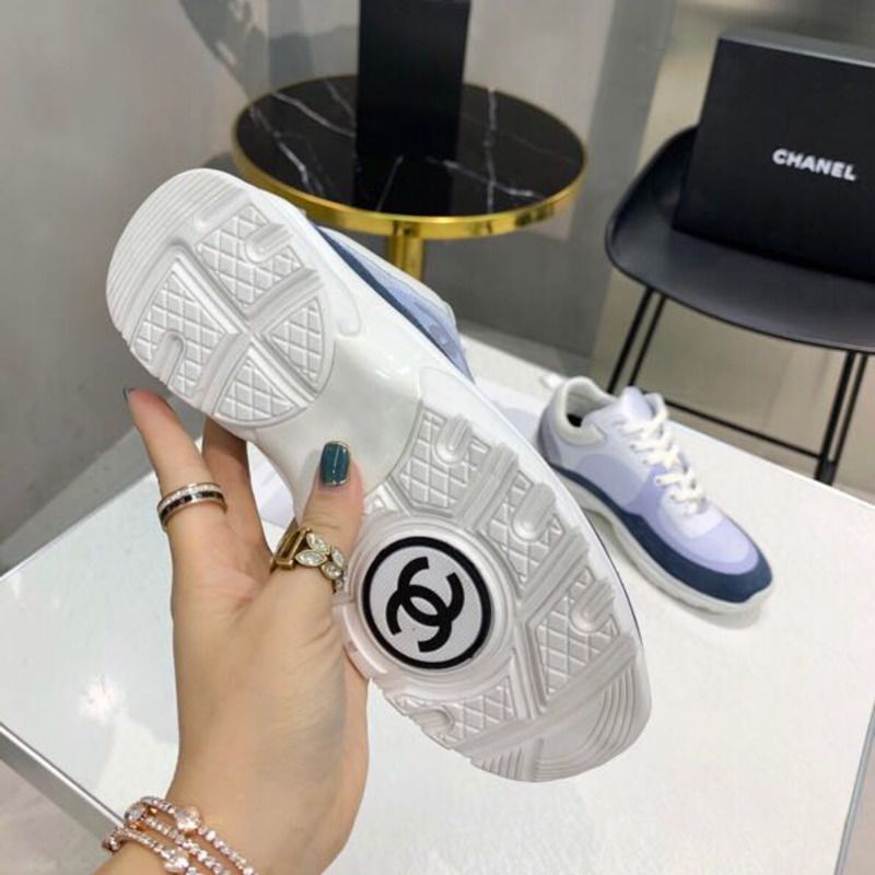 Ch*el low top trainer sneaker