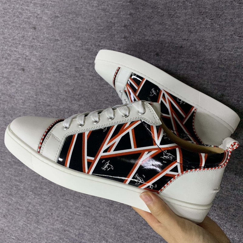 ch**an louboutin S*per perfect l**is junior low-top trainers