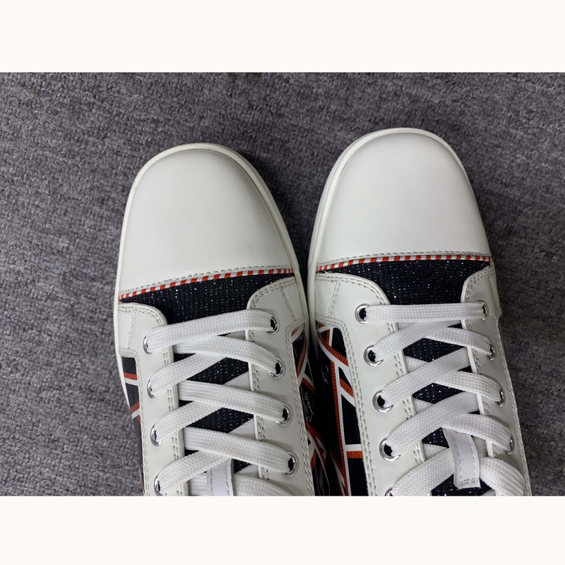 ch**an louboutin S*per perfect l**is junior low-top trainers