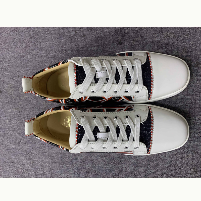 ch**an louboutin S*per perfect l**is junior low-top trainers