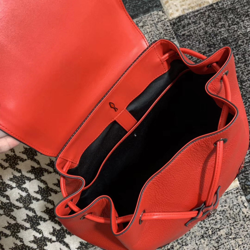 Ch**an louboutin red backpack