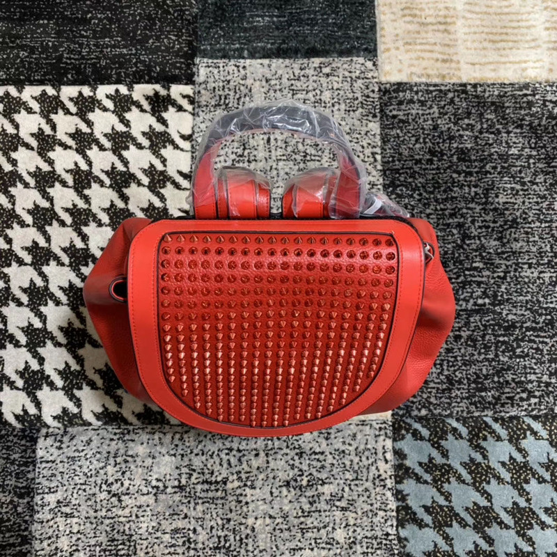Ch**an louboutin red backpack