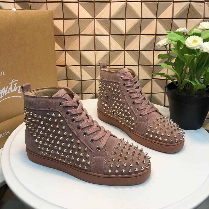 Ch**an louboutin high top sneakers