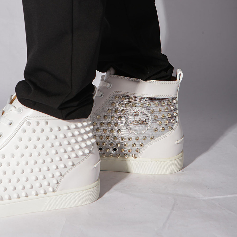 pre-sale!!! Ch**an louboutin limited version yang l**is flat sneakers