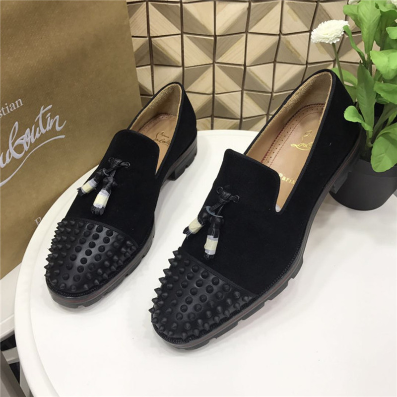 made to order!!! ch**an louboutin S*per perfect rossini flat loafers