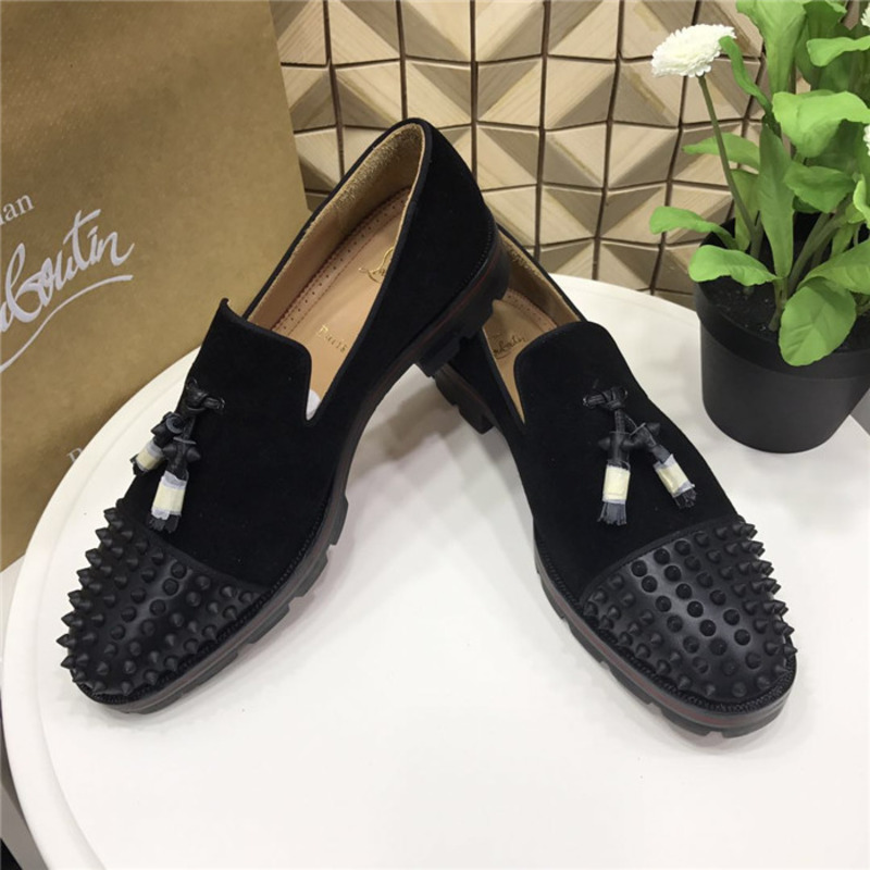 made to order!!! ch**an louboutin S*per perfect rossini flat loafers