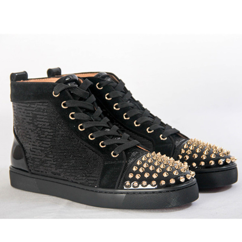 [made  to order] ch**an louboutin S*per perfect lou spikes men