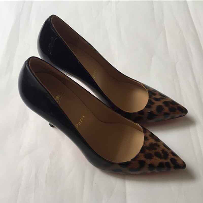 made to order!!! ch**an louboutin S*per perfect leopard print leather heel made to order
