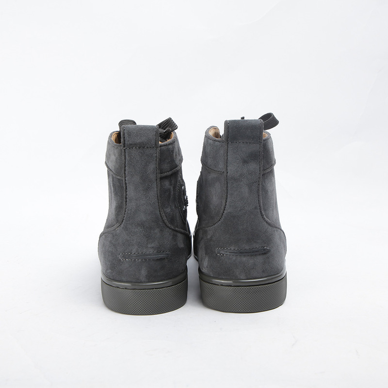 [made  to order] ch**an louboutin S*per perfect l**is camo suede high top sneakers made to order